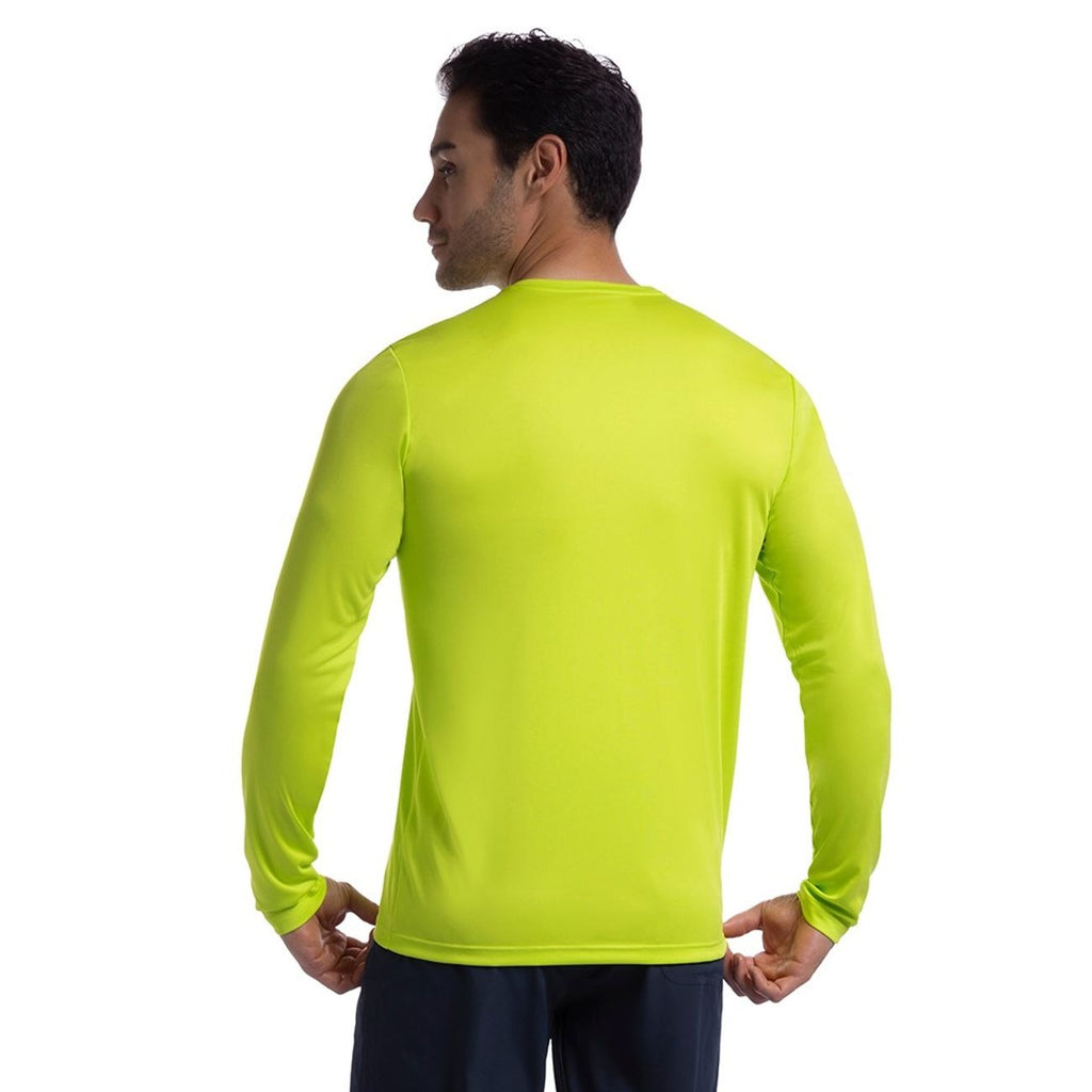 POLERA ESSENTIAL MANGA LARGA LIMA HOMBRE