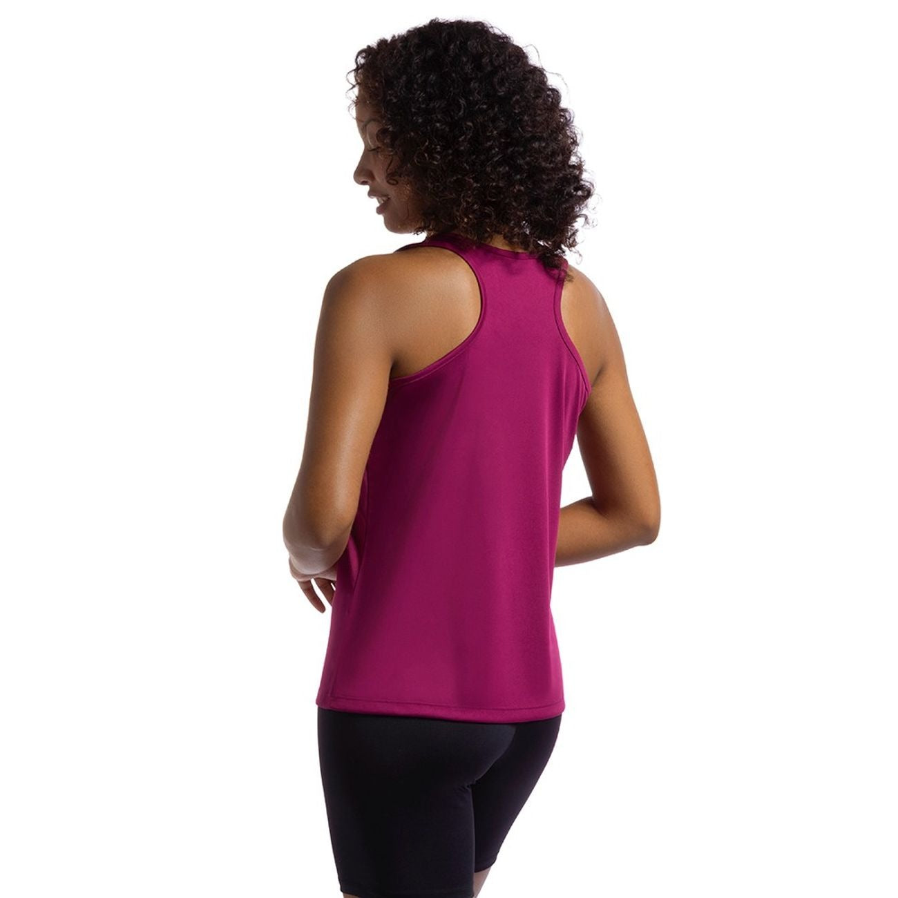 POLERA ESSENTIAL SIN MANGAS CEREZA MUJER