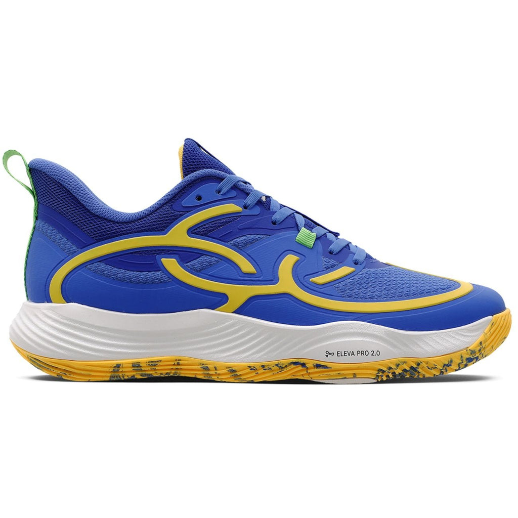 Zapatilla Voleibol Mujer Quadra BR1 Azul/Amarillo