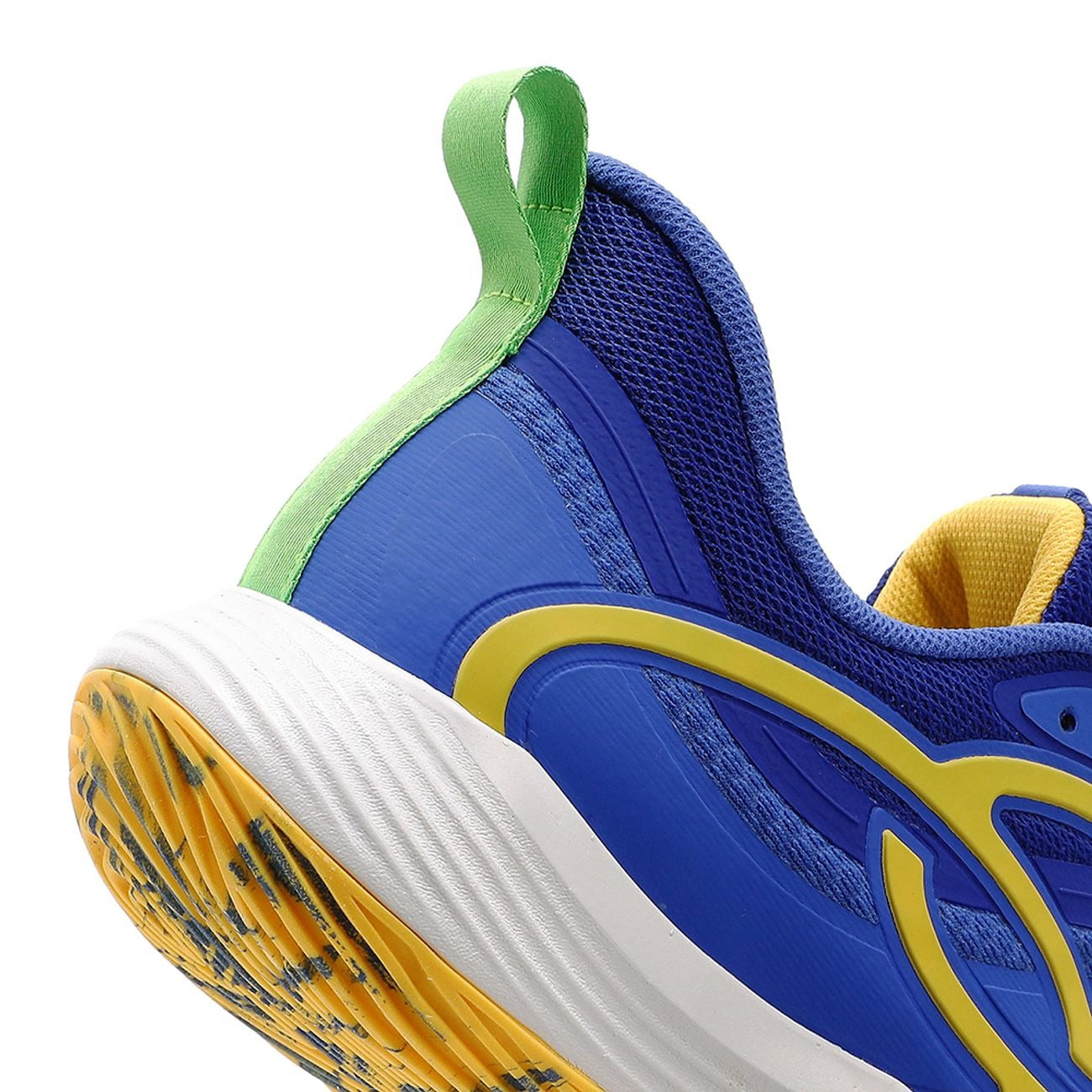 Zapatilla Voleibol Mujer Quadra BR1 Azul/Amarillo