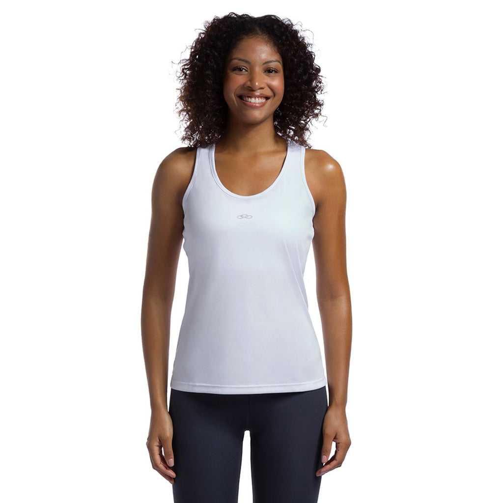 POLERA ESSENTIAL SIN MANGAS BLANCA MUJER