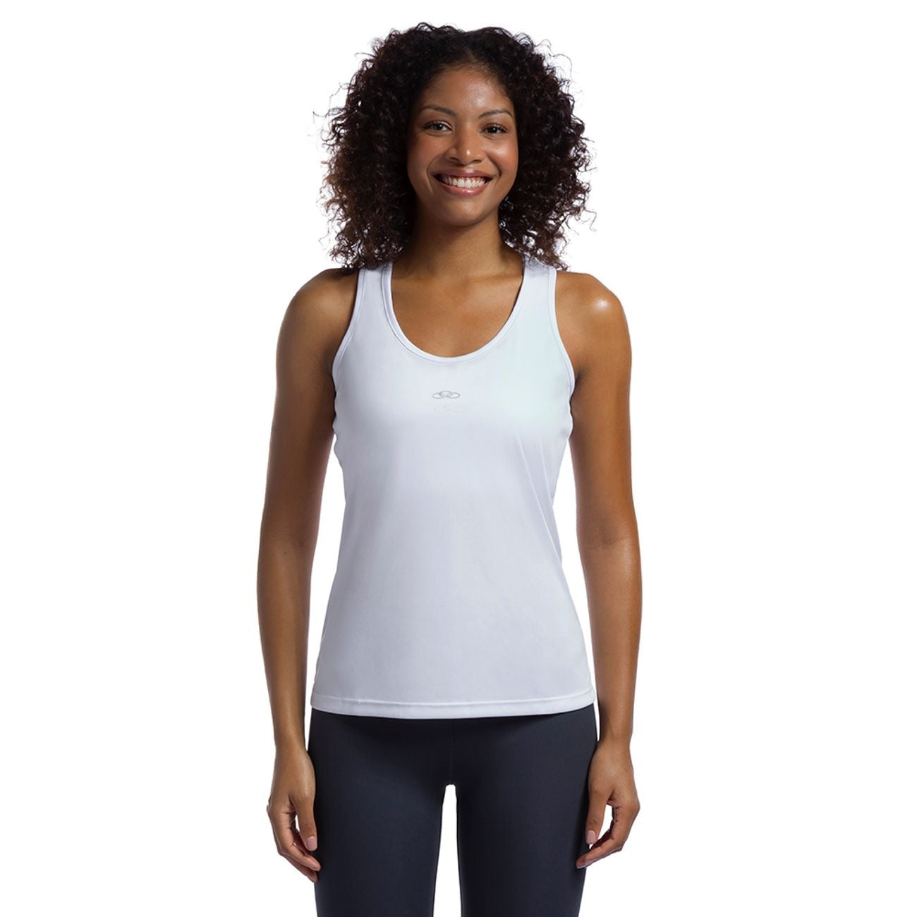 POLERA ESSENTIAL SIN MANGAS BLANCA MUJER