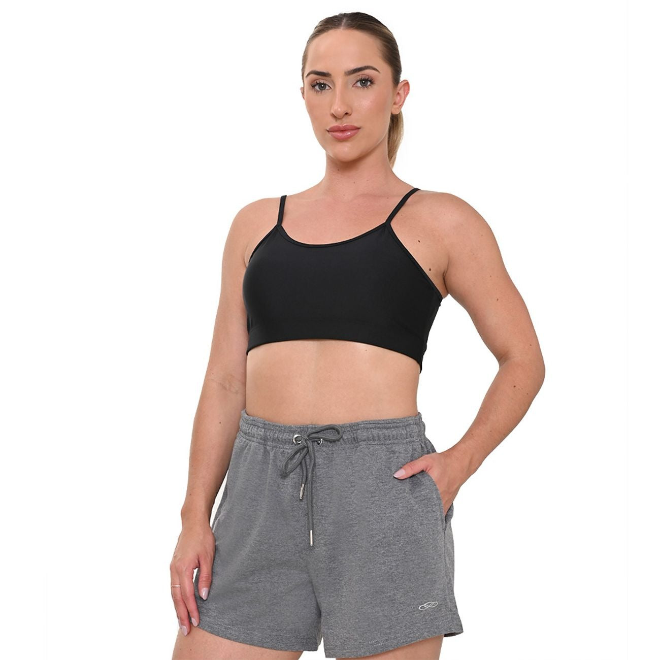 PETO BASIC NEGRO MUJER OLYMPIKUS