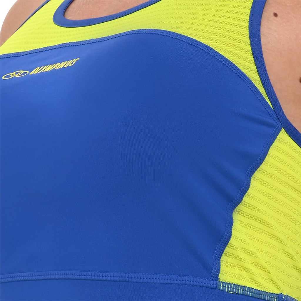 PETO RUNNER AZUL/AMARILLO MUJER