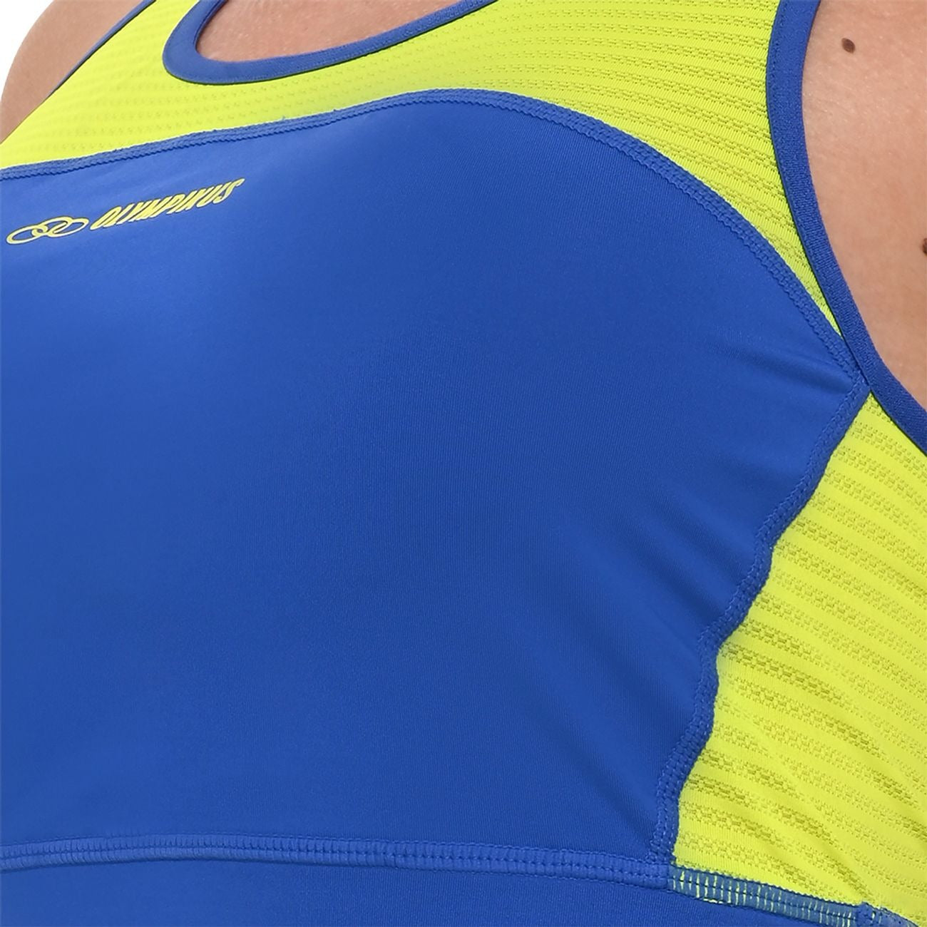 PETO RUNNER AZUL/AMARILLO MUJER