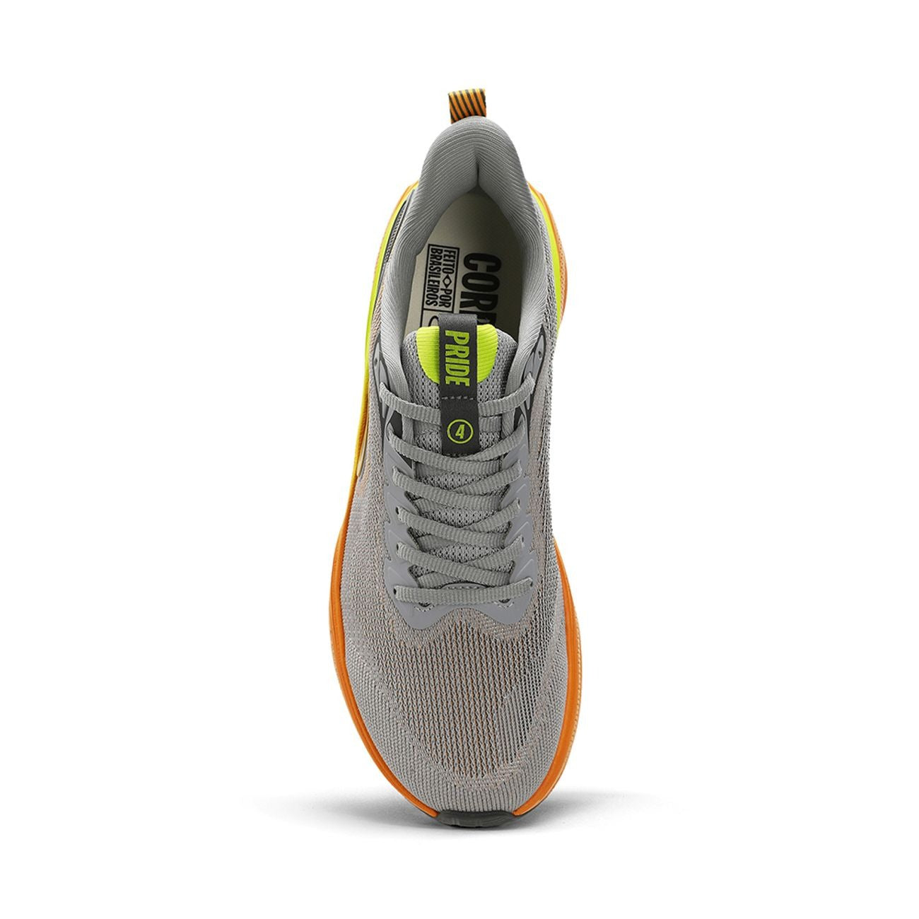 Zapatilla Running Hombre Pride 4 Gris/Naranja