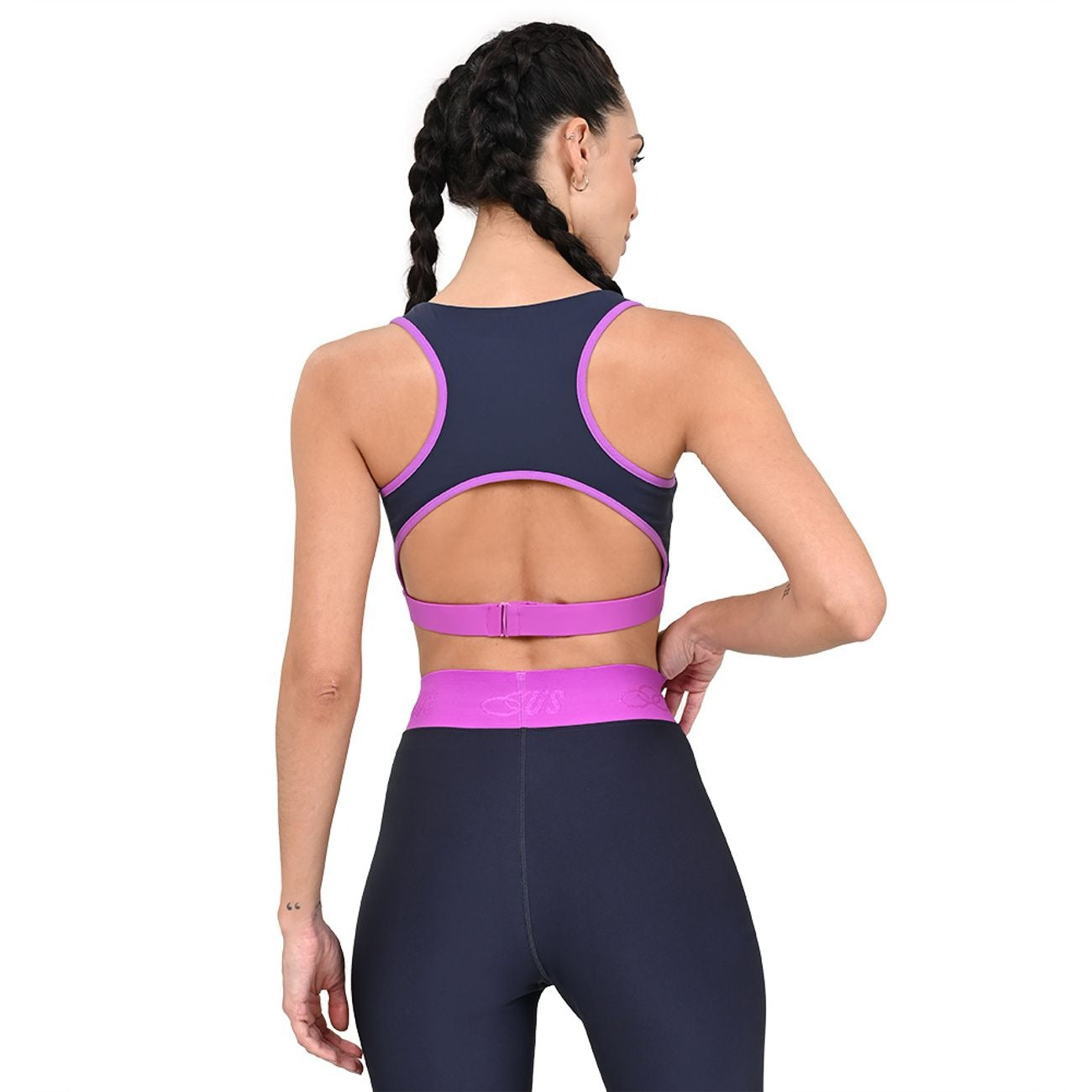 PETO FLEX COMPRESSION GRIS/ROSADO MUJER