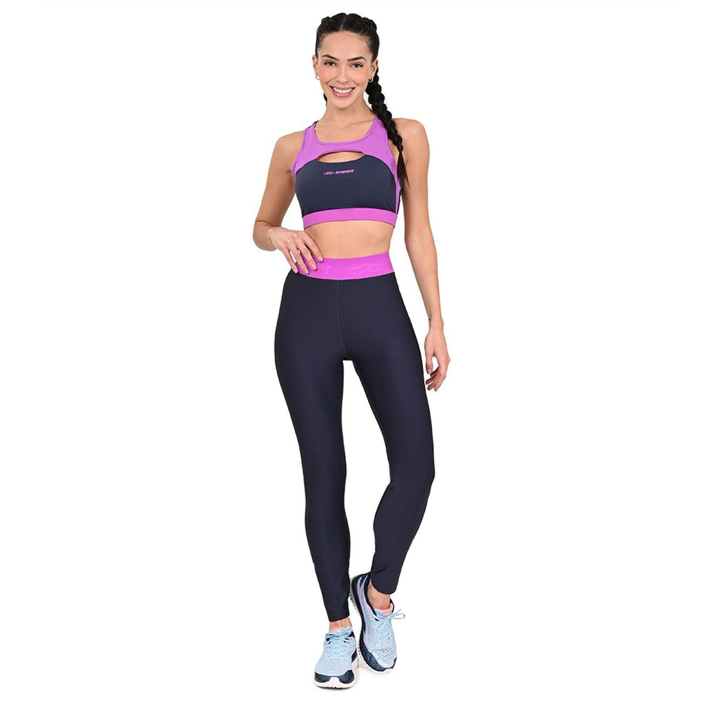 PETO FLEX COMPRESSION GRIS/ROSADO MUJER