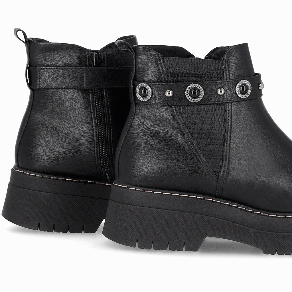 Botin Mujer Negro Fabiana Piccadilly