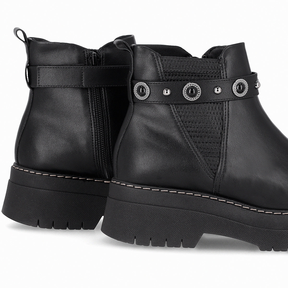 Botin Mujer Negro Fabiana Piccadilly