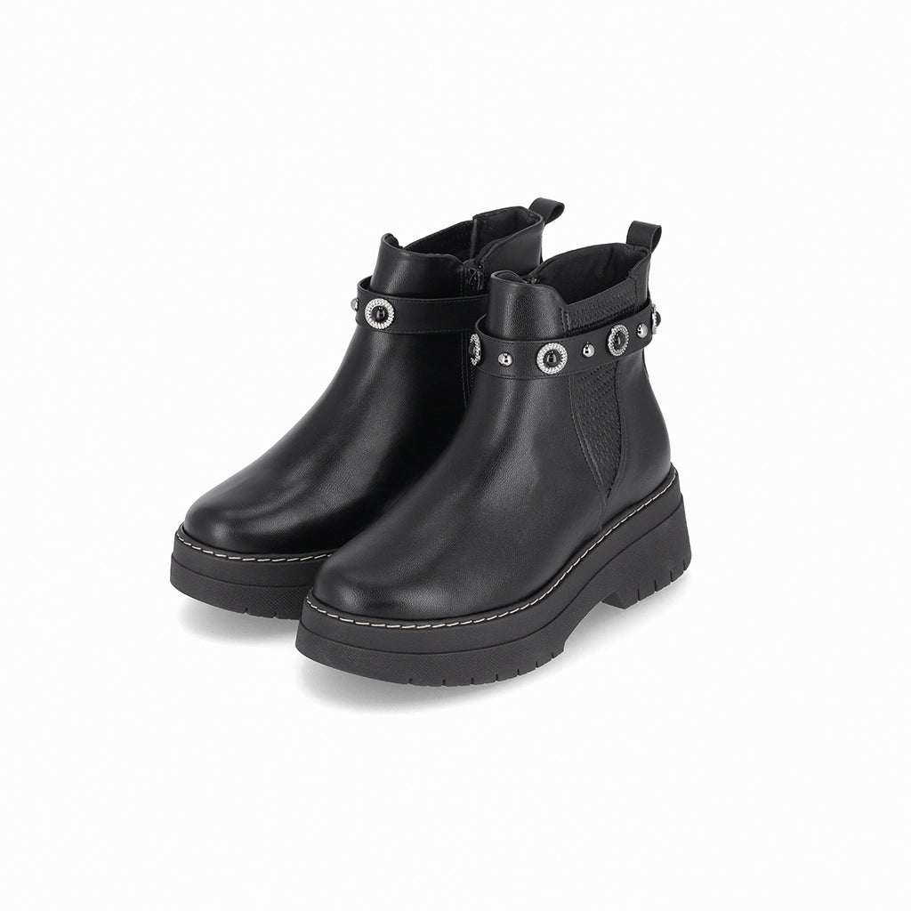Botin Mujer Negro Fabiana Piccadilly