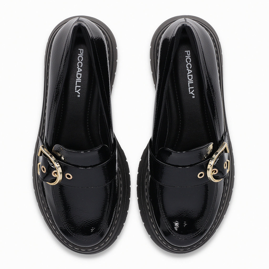 Mocasin Mujer Negro Fabiana Piccadilly