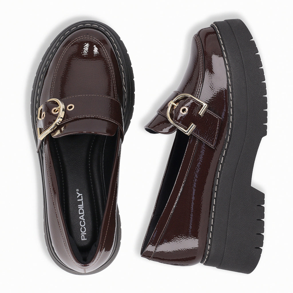 Mocasin Mujer Chocolate Fabiana Piccadilly