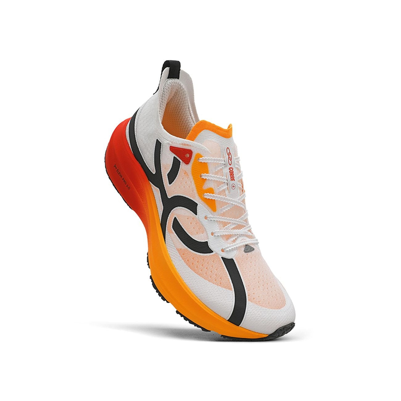 Zapatilla Running Hombre Corre 4 Blanco/Naranja