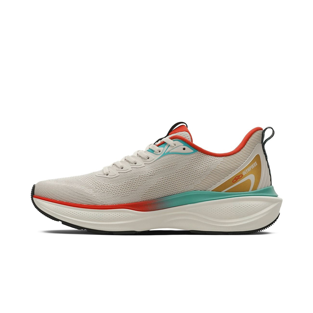 Zapatilla Running Mujer Pride 4 Celeste/Rojo/Arena