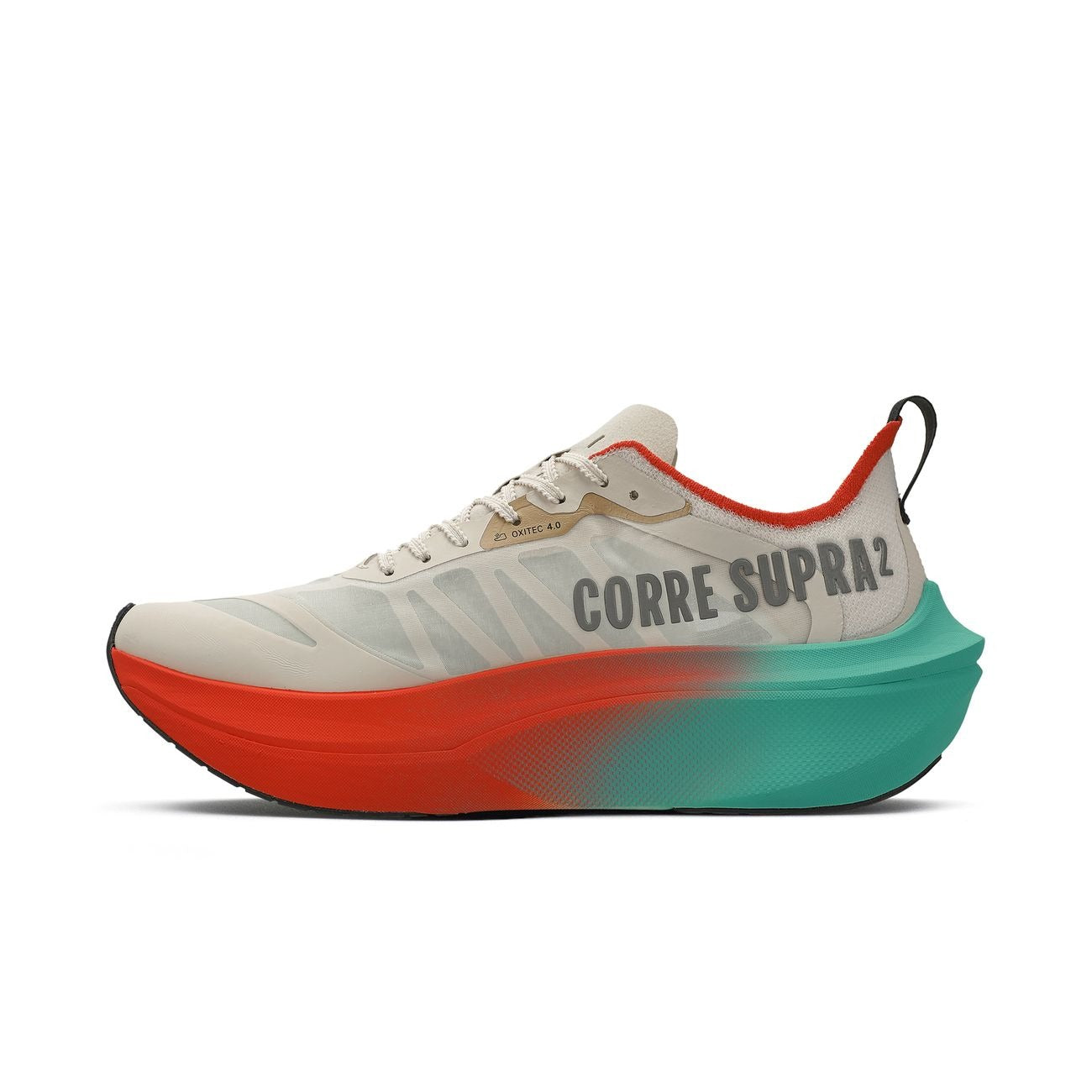 Zapatilla Running Hombre Corre SUPRA 2 Celeste/Rojo/Arena