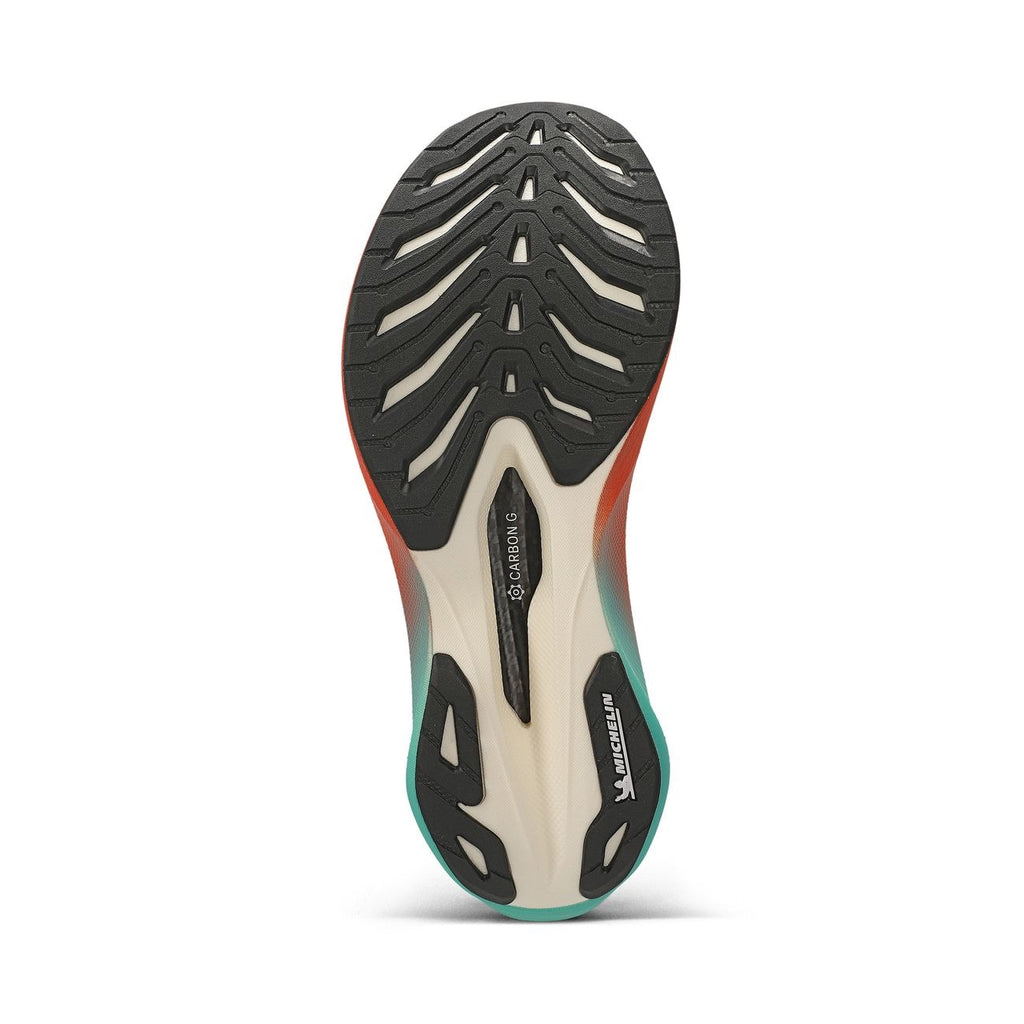 Zapatilla Running Mujer Corre SUPRA 2 Celeste/Rojo/Arena