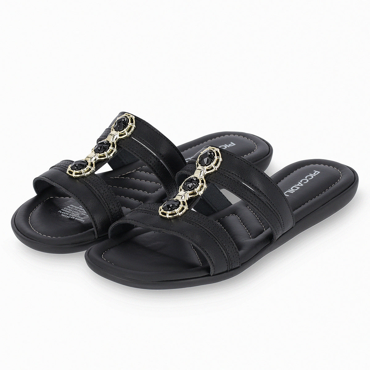 Sandalia Mujer Negro Joana Piccadilly