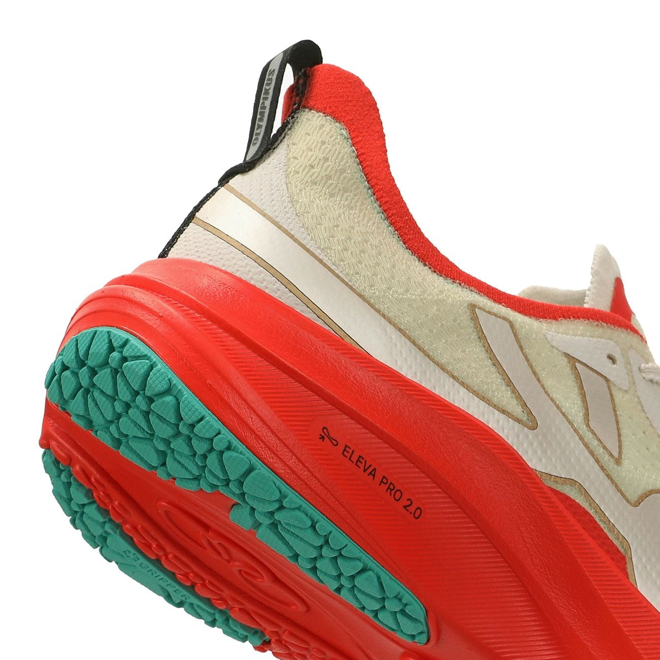 Zapatilla Running Hombre Corre 4 Celeste/Rojo/Arena