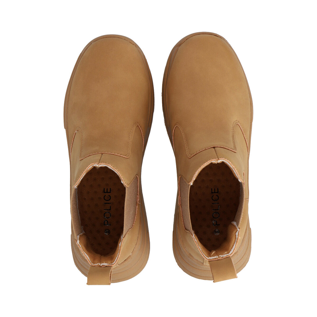 Botin Mujer Café Plataforma Dunkin Police