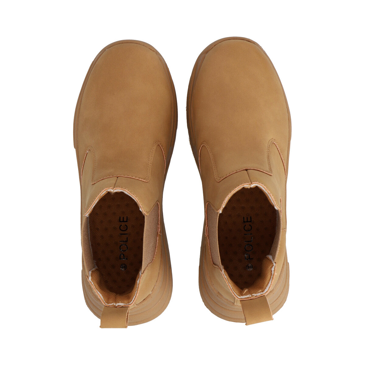 Botin Mujer Café Plataforma Dunkin Police