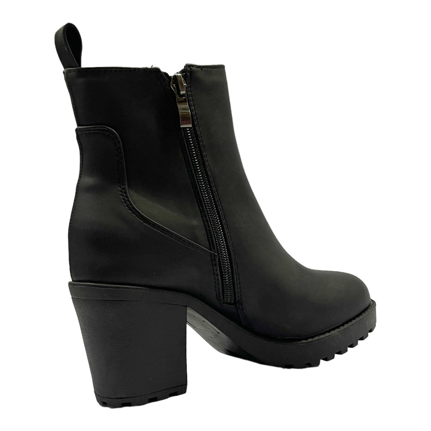 Botin Mujer Negro Taco Medio Boston Detogni