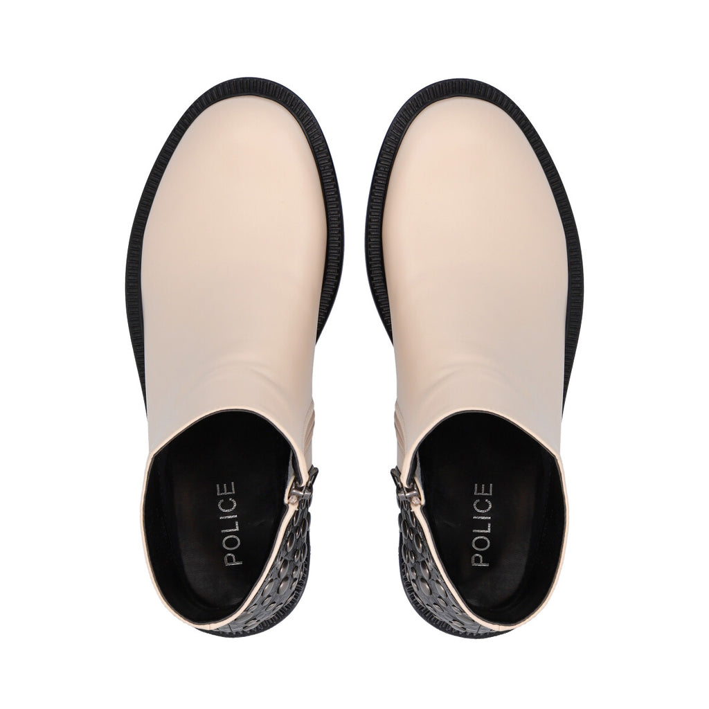 Botin Mujer Beige Galli Police