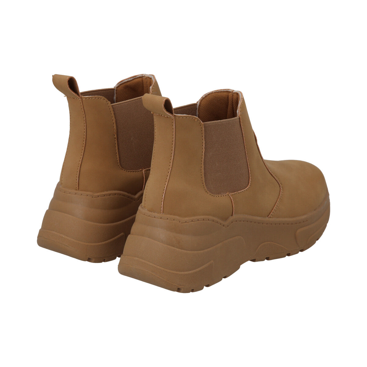 Botin Mujer Café Plataforma Dunkin Police