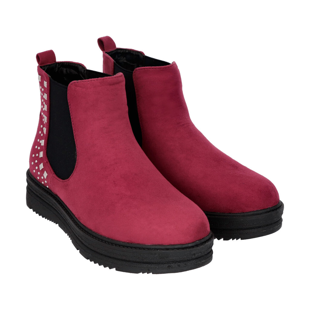 Botin Mujer Rojo Olive Police