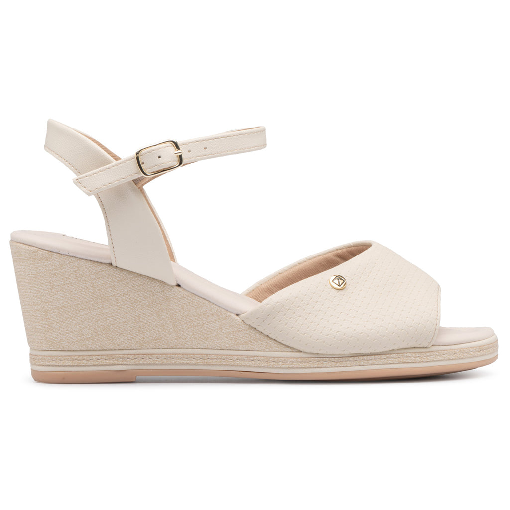 Sandalia Mujer Anabela Alice Hueso Piccadilly