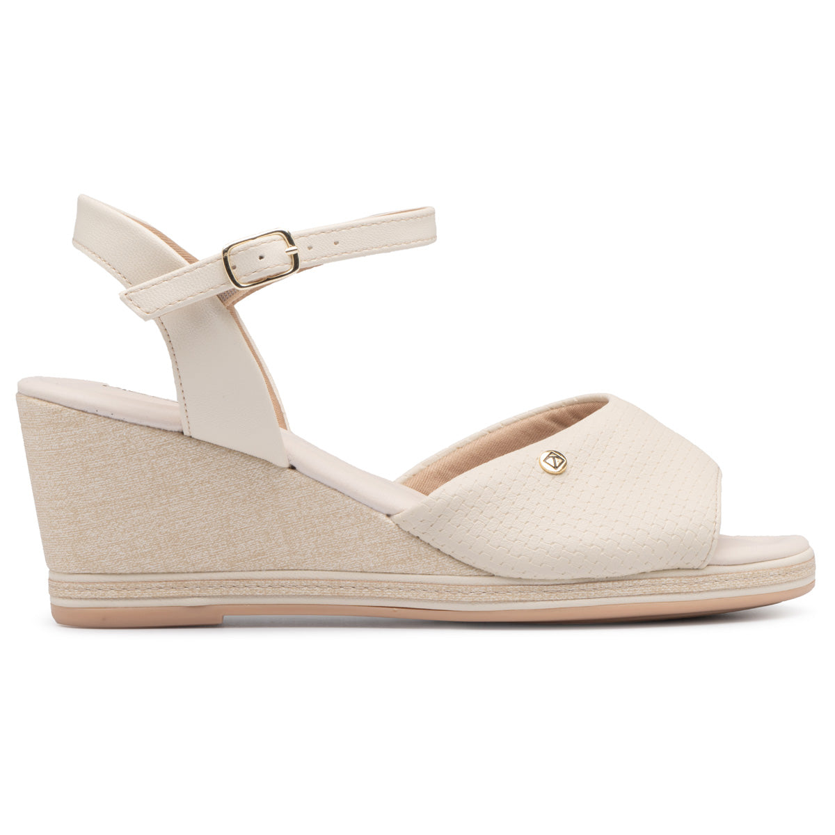 Sandalia Mujer Anabela Alice Hueso Piccadilly