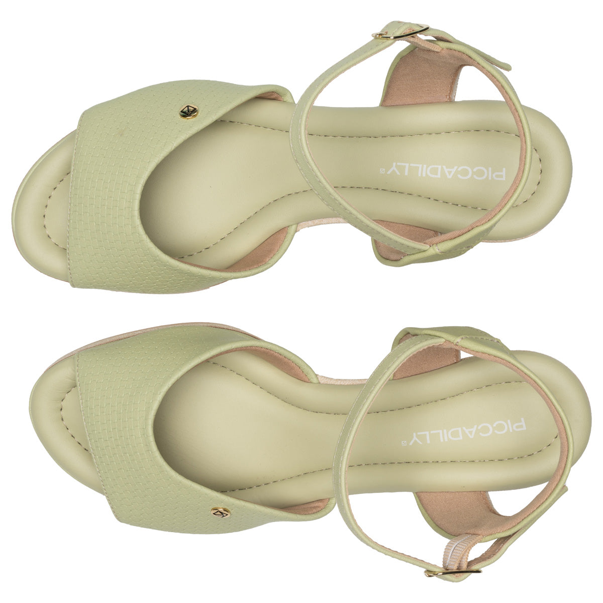 Sandalia Mujer Anabela Alice Verde Piccadilly