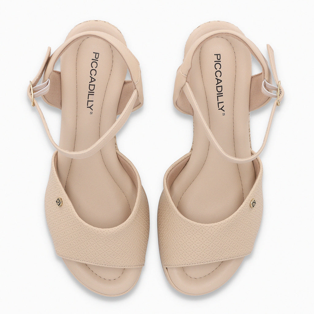 Sandalia Mujer Beige Alice Piccadilly