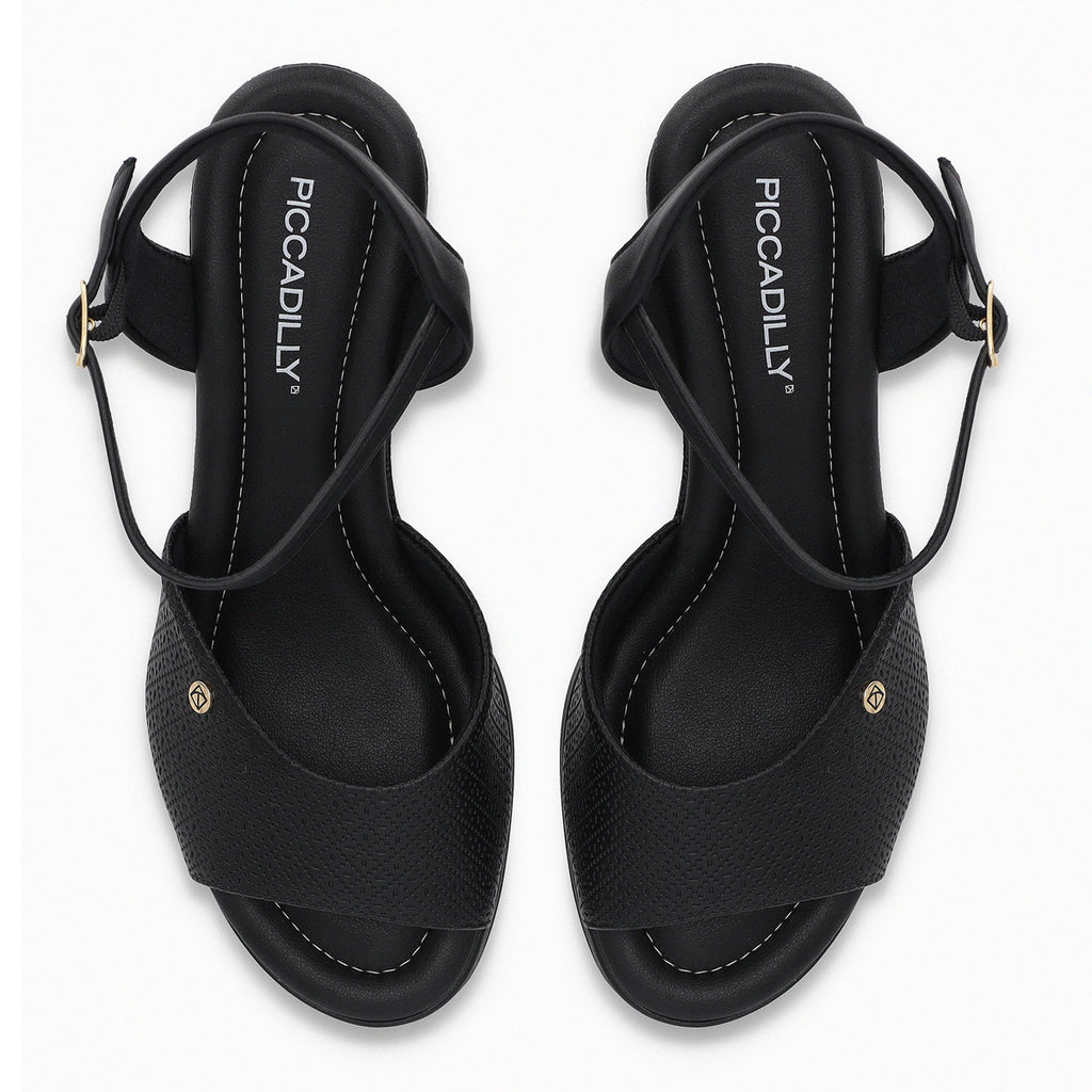 Sandalia Mujer Negro Alice Piccadilly