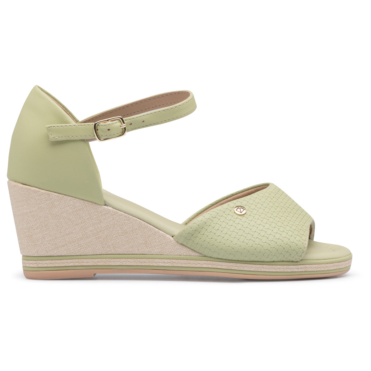 Sandalia Mujer Anabela Alice Verde 736 Piccadilly