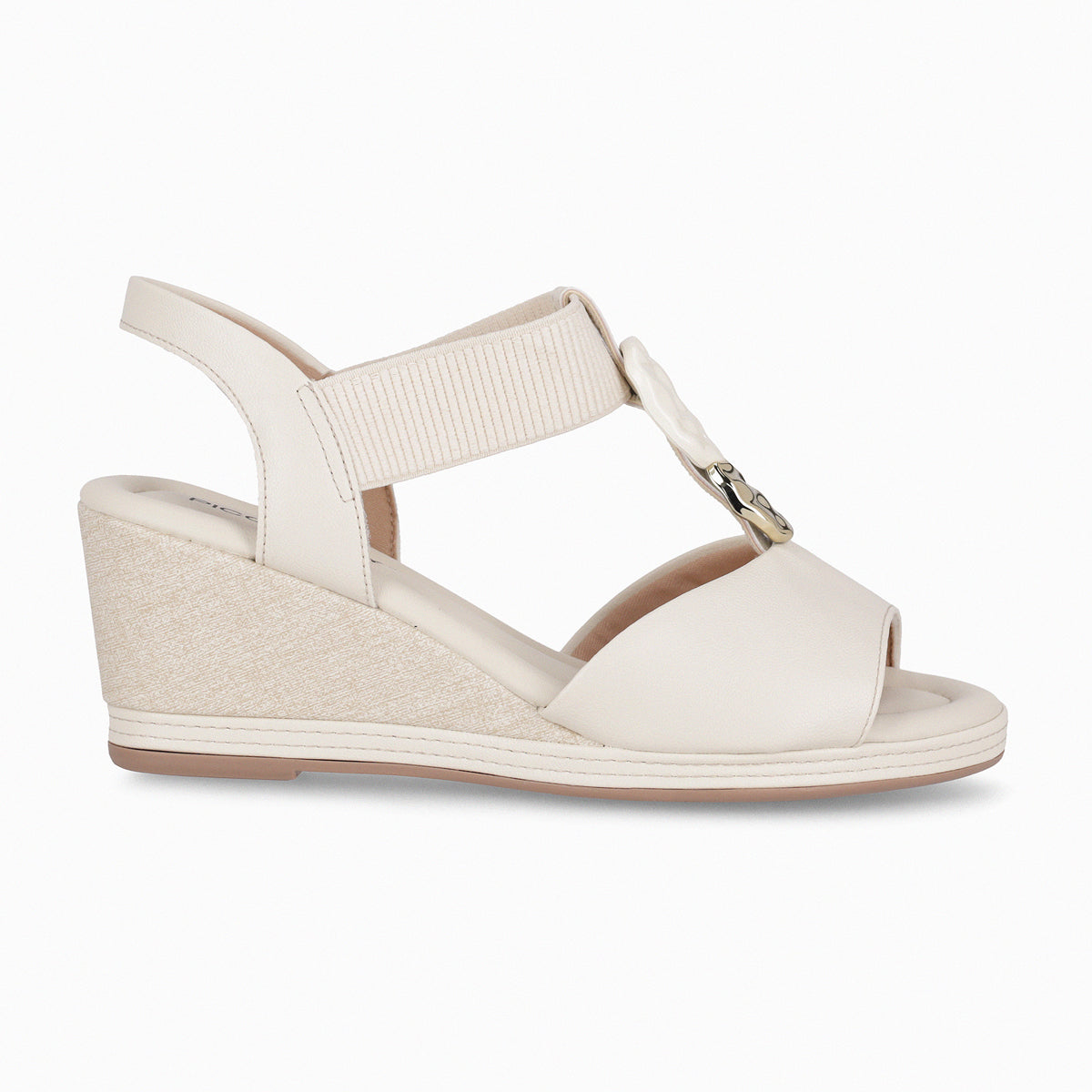 Sandalia Mujer Crema/Dorado Alice Piccadilly