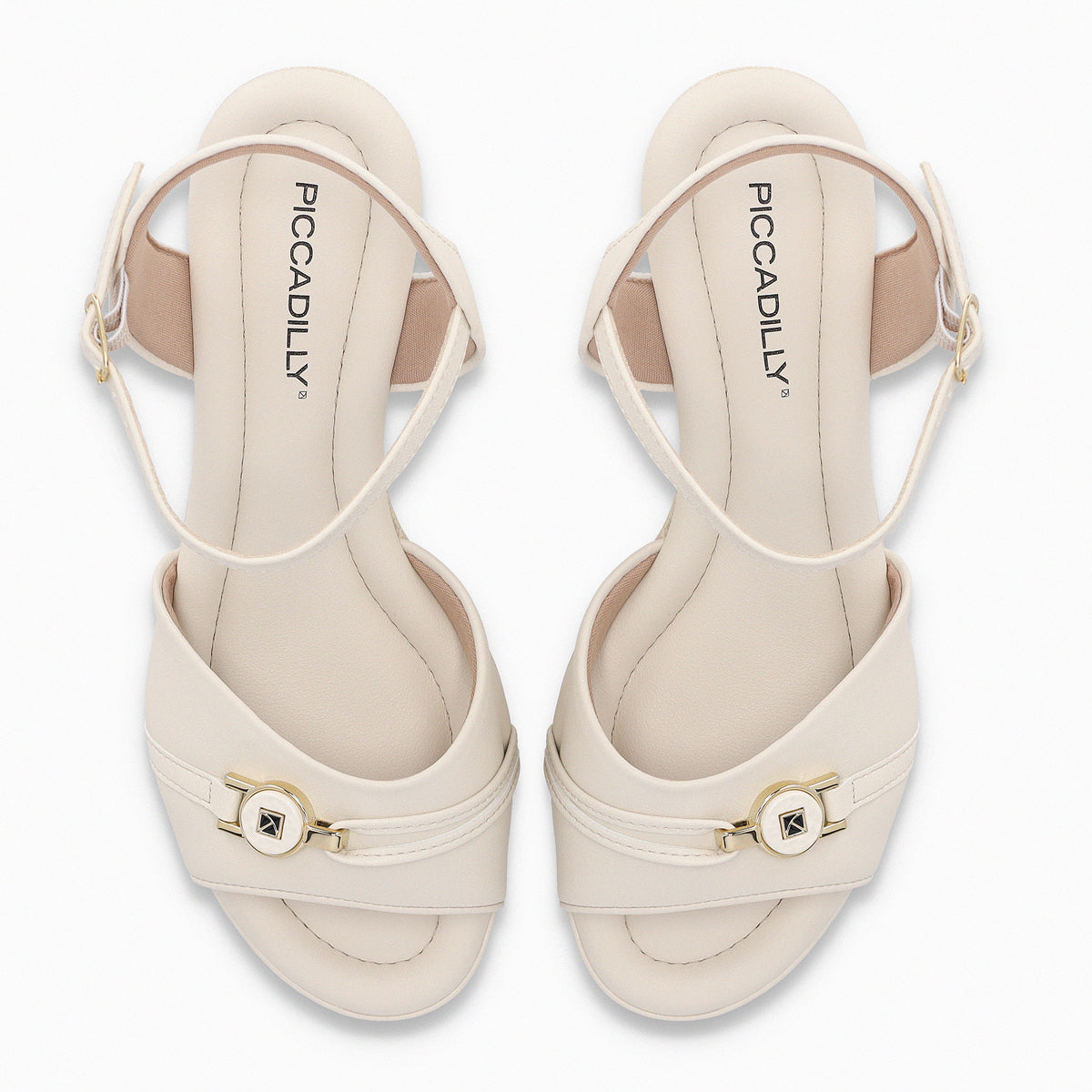 Sandalia Mujer Crema/Dorado Alice 713 Piccadilly