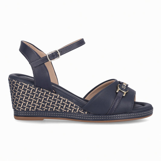 Sandalia Mujer Azul/Dorado Alice 713 Piccadilly