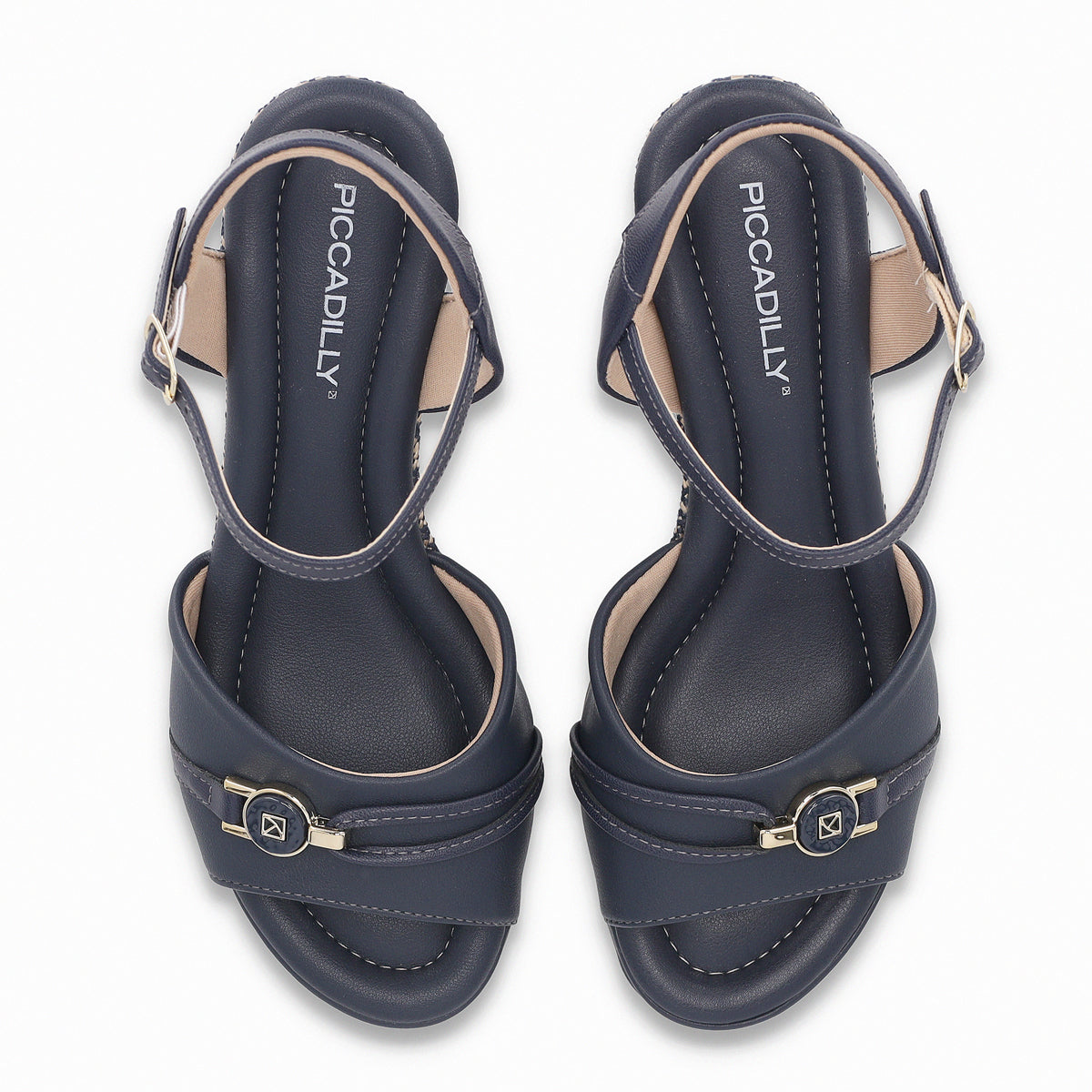 Sandalia Mujer Azul/Dorado Alice 713 Piccadilly