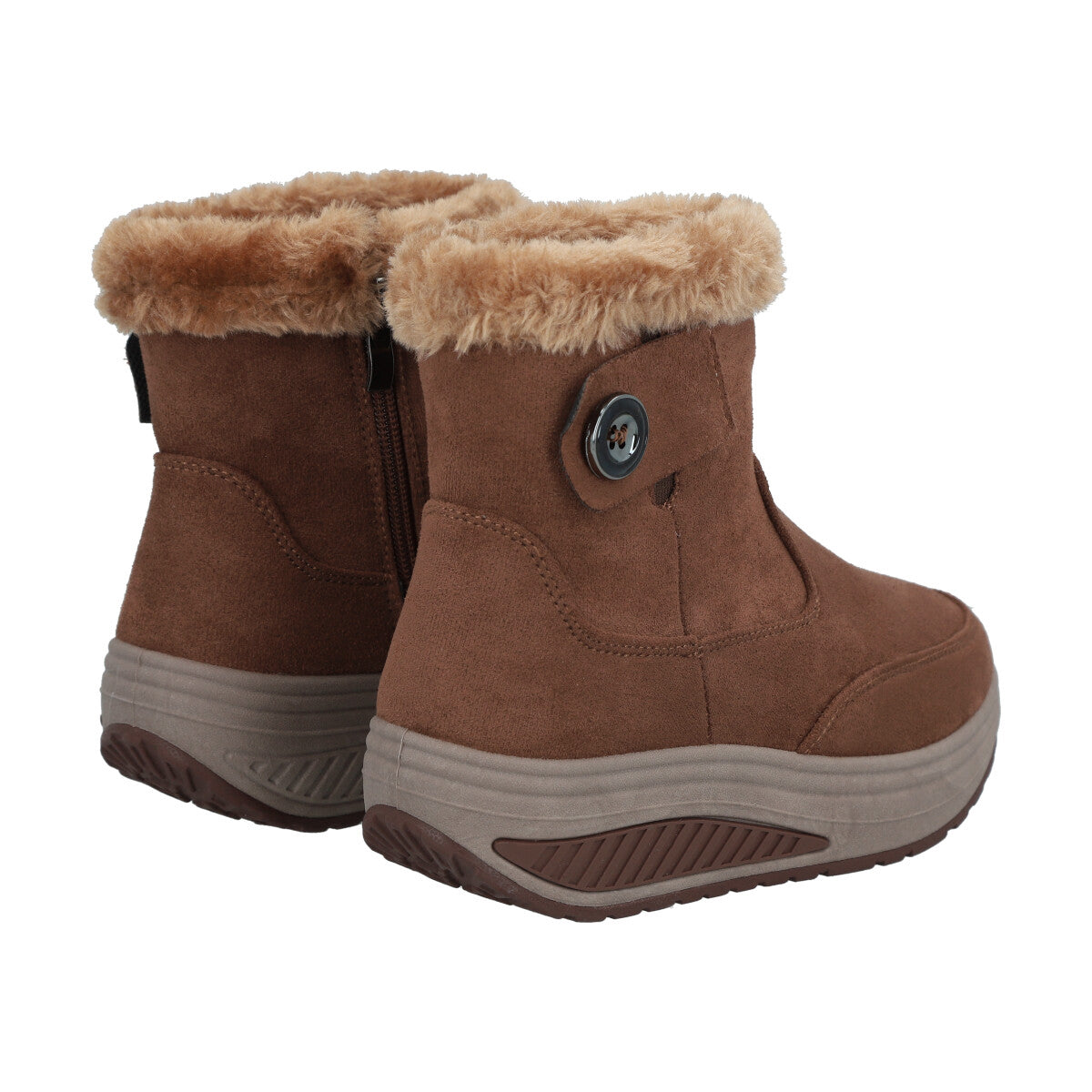 Botin Mujer Café con Chiporro Sole Police