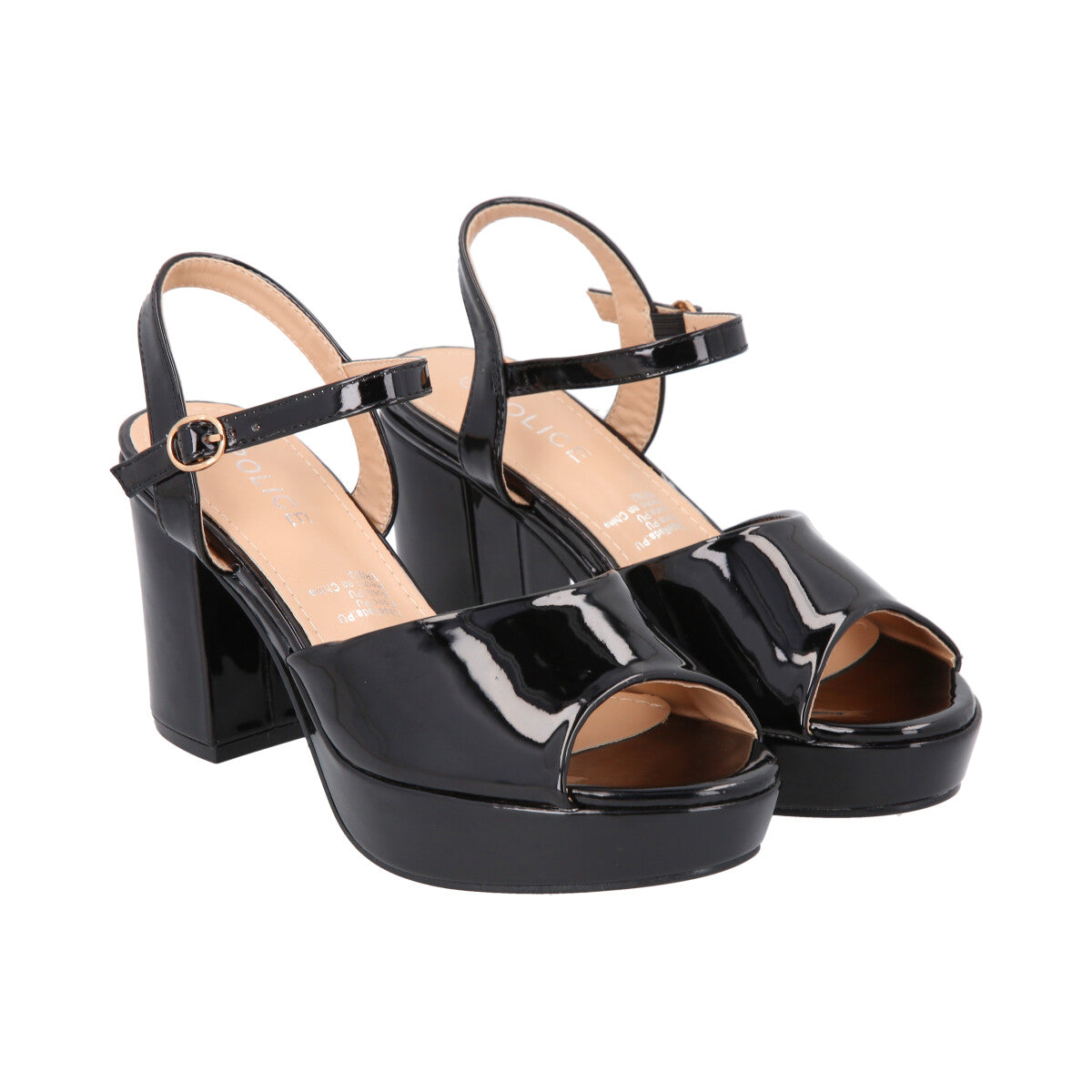 Sandalia Mujer Negro Connie Police