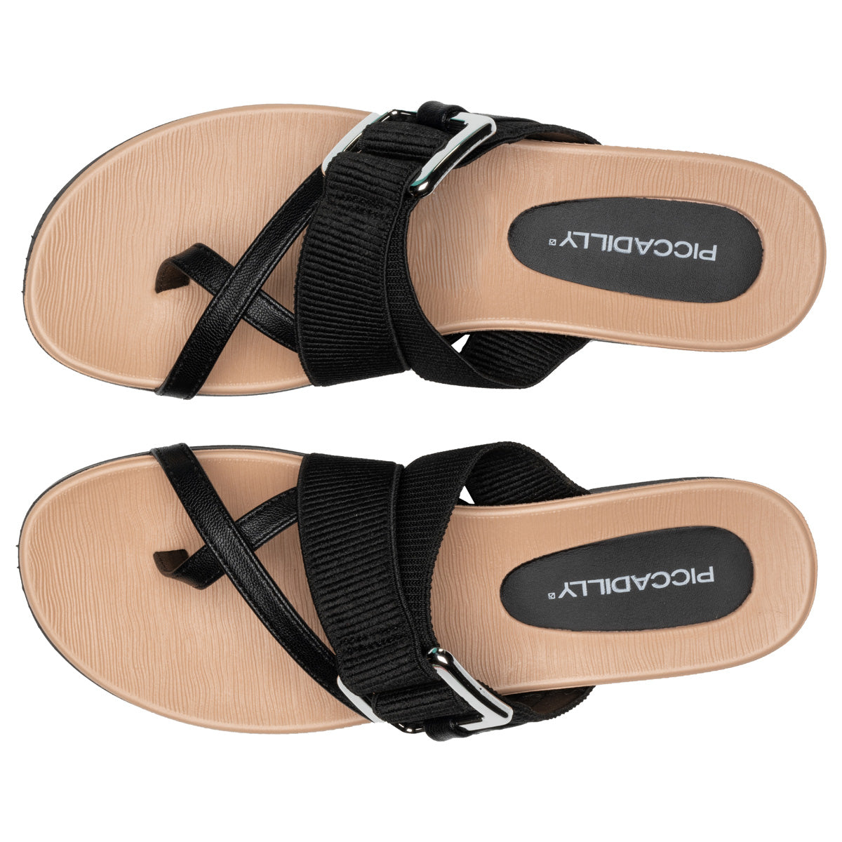 Sandalia Mujer Negro Mari 987 Piccadilly