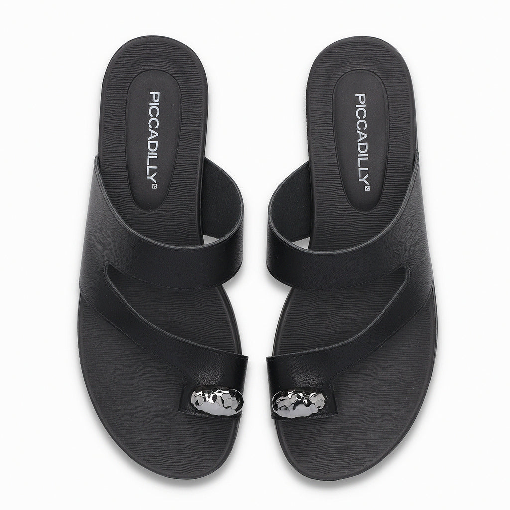 Sandalia Mujer Negro Mari 738 Piccadilly