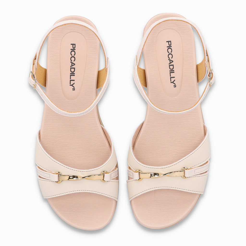 Sandalia Mujer Crema Mari 781 Piccadilly