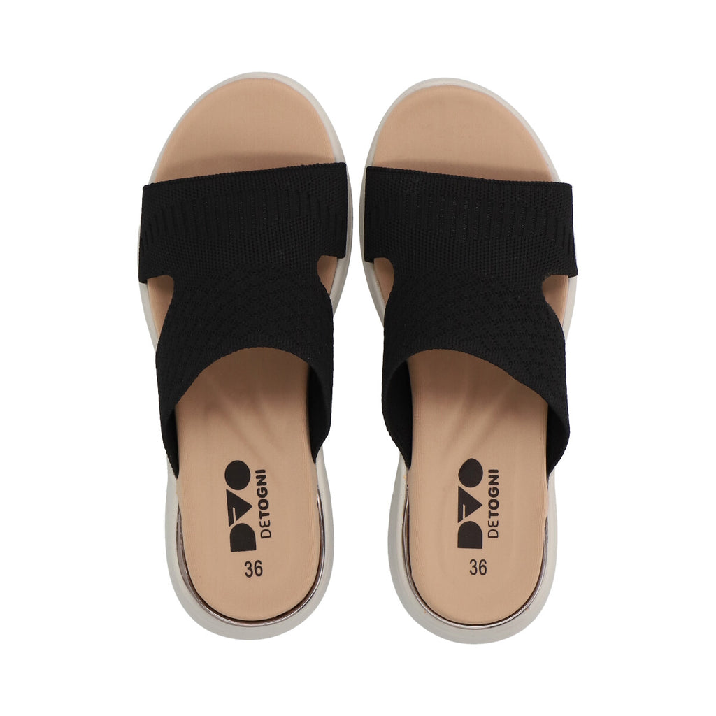 Sandalia Mujer Negro Clarisa Detogni