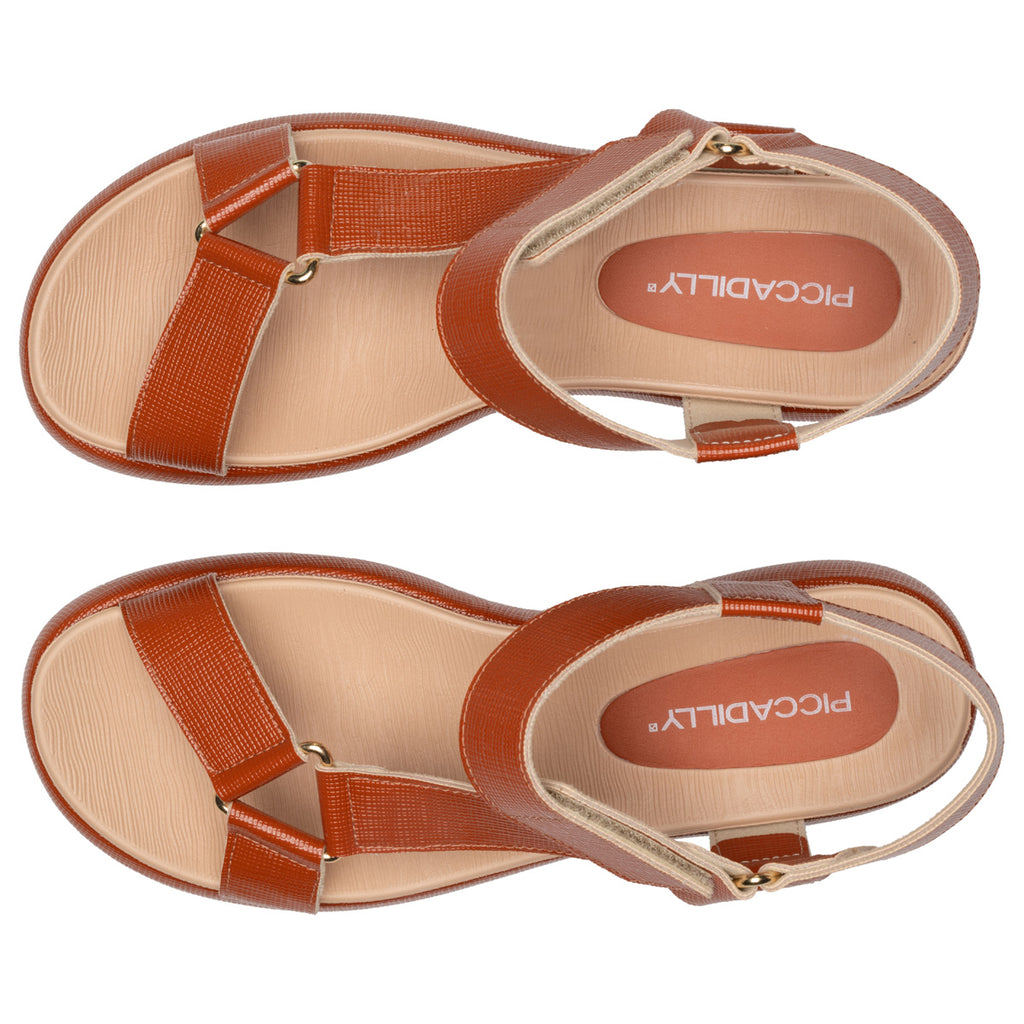 Sandalia Mujer Caramelo Sol Piccadilly
