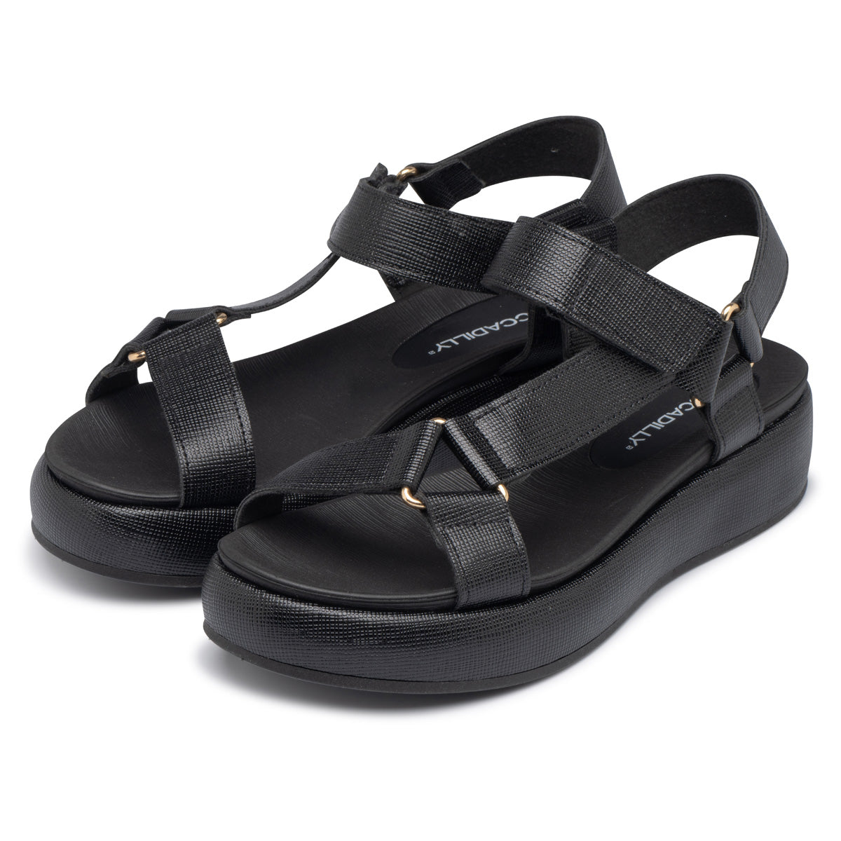 Sandalia Mujer Negro Sol Piccadilly