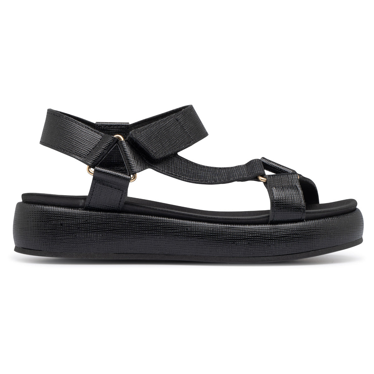 Sandalia Mujer Negro Sol Piccadilly