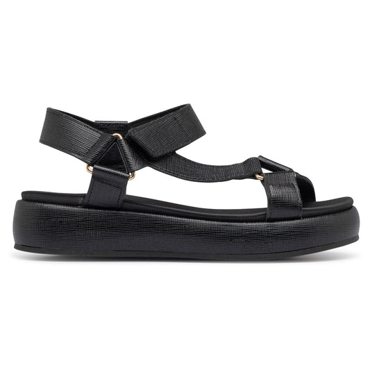 Sandalia Mujer Negro Sol Piccadilly