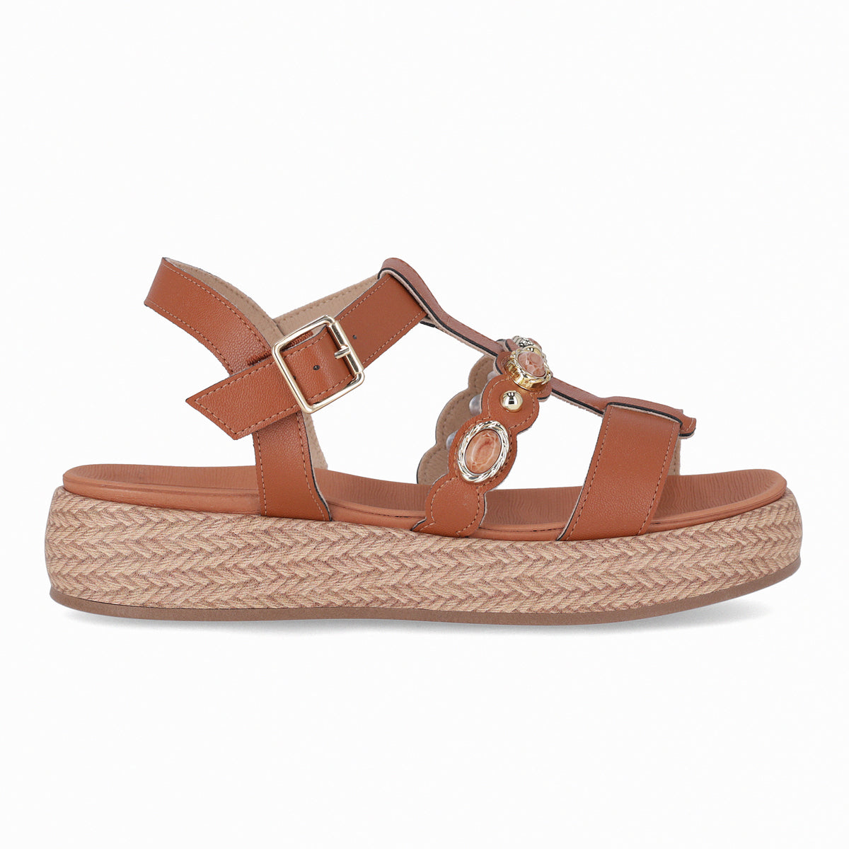 Sandalia Mujer Café Sol 795 Piccadilly